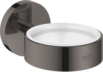 GROHE Essentials Wandhouder - voor zeepdispenser/glas - hard graphite