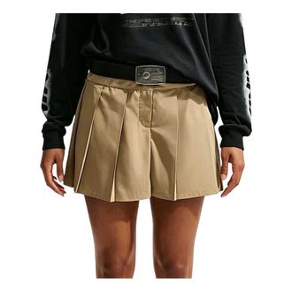 Nike (WMNS) Nike Sportswear Pleated Miniskirt Parachute Beige White IO9611-297
