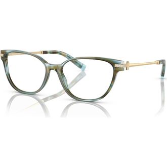 Tiffany & Co. 54mm Cat Eye optical glasses in Blue at Nordstrom