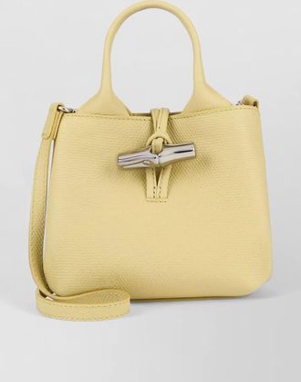 Longchamp calfskin xs le roseau mini bag
