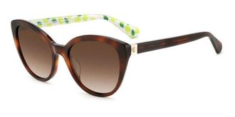 Kate Spade New York Amberlee/S 1NR/HAS Womens Sunglasses Tortoiseshell Size 55