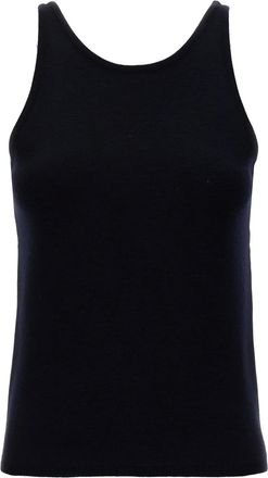 Max Mara Canotta elasticizzata in lana - Blu