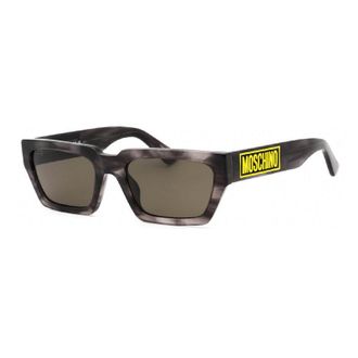 Moschino Shield Full Rim Sunglasses - Gray