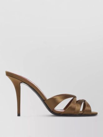 Saint Laurent silk satin sandals