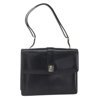 Burberry unisex, Pre-owned, Zwart, Maat: ONE Size Leer