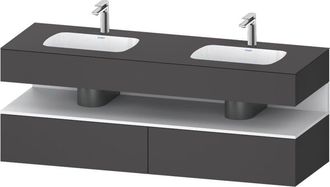 Duravit Qatego Lavabo Encastrado Con Base De Lavabo Consola, - Duravit
