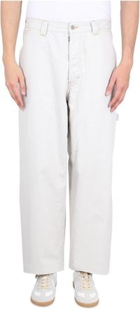 Maison Margiela Carpenter Jeans - Heren - Regular Fit Jeans - Wit - W32 - Katoen - Jeans