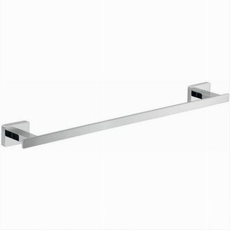 Trade Shop Trade Shop - Porta Asciugamano Acciaio Moderno Fissaggio Parete Arredo Bagno Cubo 60 Cm 87212