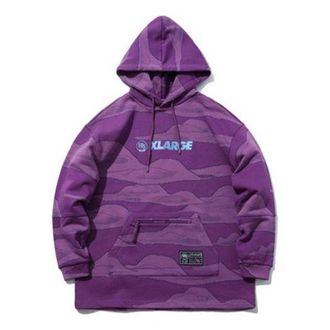 Li-Ning Badfive x XLARGE Crossover Pullover Hoodie Purple AWEP025-1