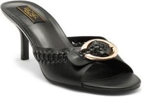 Rachel Roy Maggie Buckle Slide Sandal in Black at Nordstrom Rack, Size 8.5