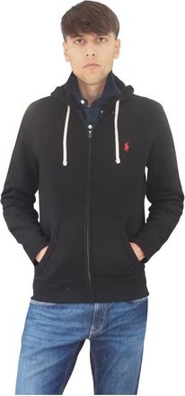Ralph Lauren Sweatshirts & Hoodies - Heren - Vesten met rits - Zwart - M - Hoodies & sweatvesten
