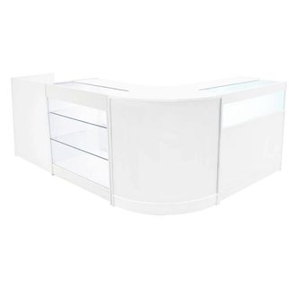 MonsterShop Polaris LED Shop Counter Set K900, B900, TB60 & CM60 - White