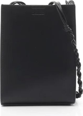 Jil Sander Pre-owned Cross Body Bags, male, Black, Size: ONE SIZE Pre-owned Leather shoulder-bags