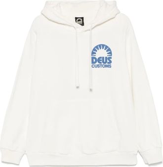 Deus Felpa con cappuccio Melodies - Bianco