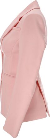 Altuzarra Single-Breasted Blazer in Pink Virgin Wool