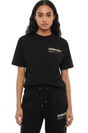 AMBUSH Black Crew Neck T-Shirt
