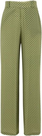 Attic and Barn Rustieke Huisdecoratie Collectie - Dames - Wijde Broeken - Groen - 2XS - Broeken