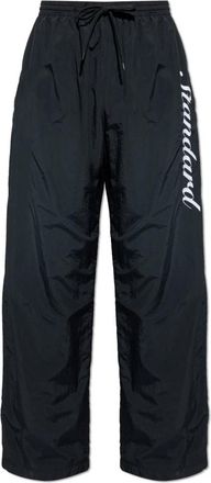 Balenciaga Standard Script Large Trainingsbroek - Heren - Wijde Broeken - Zwart - S - Broeken
