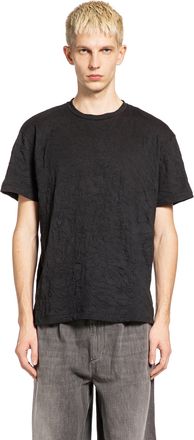 Giorgio Brato Crinkled Cotton Nylon Jersey T-Shirt