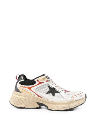 Golden Goose Lightstar Mesh Upper And Heel Leather Toe And Spur Tpu Star