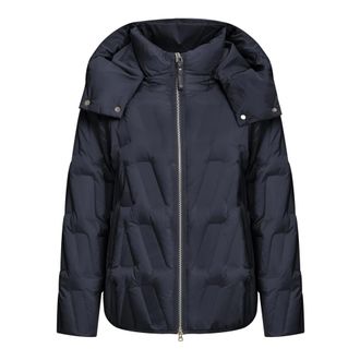 Cesare Gaspari Chaqueta Corta Acolchada Chevron - Jackets - Mujer - Azul - 2XL