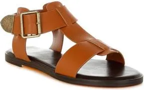 Rag & Co. Shayla Gladiator Flat Sandal in Tan at Nordstrom Rack, Size 8.5
