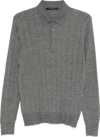 Tagliatore Rhys Polo Shirt - Heren - Ronde hals truien - Grijs - XL - Truien & Vesten
