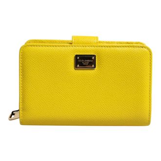 Dolce & Gabbana Wallets & Cardholders, female, Yellow, Size: ONE SIZE Continental Wallet