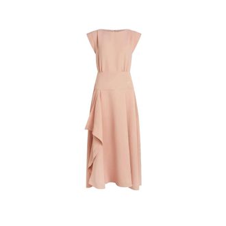 Karl Lagerfeld Fluid Occasion Dress - Dames - Casual kleedjes - Roze - M - Polyester - Kleedjes
