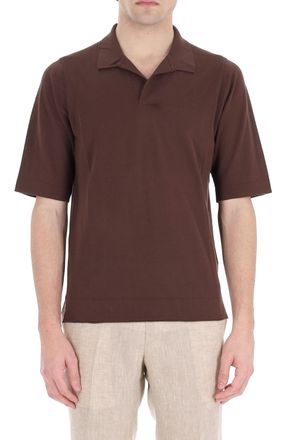 Ballantyne Fine Cotton Open Collar Polo