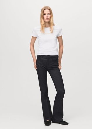 Mango Maglietta cotone logo bianco - Donna - S - MANGO