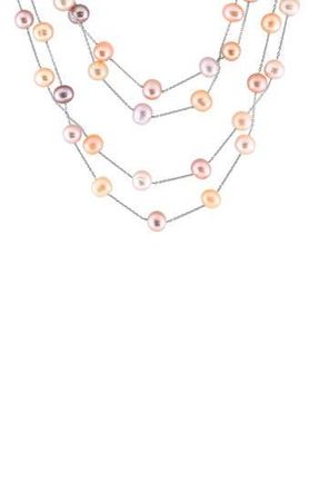 Effy Sterling Silver Freshwater Pearl Necklace at Nordstrom Rack