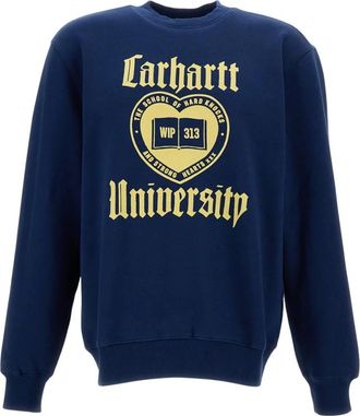 Carhartt Work in Progress Hombre, Sudaderas, Azul, Talla: L