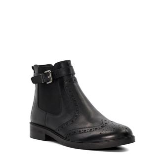 Dune London Womens Ladies Chelsea Boots - Question - Black Leather (archived) - Size UK 6