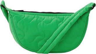 Generic ACCESSORlZE Green Quilted Crossbody Bag