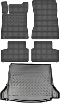 OEM Juego De Alfombrillas De Goma Para Coche Y Alfombrilla Para Maletero Para Mercedes Clase A W177 Sed&aacute;n Desde Septiembre De 2018