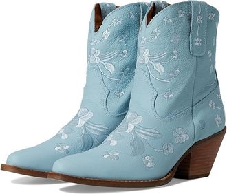 Dingo Sweetheart Cowboy Womens Boots Blue : 9.5 B - Medium, Leather