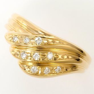 C&A Yellow Gold Yellow Gold (18K) Band Ring (Pre-Owned)