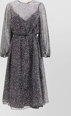 Max Mara silk midi dress
