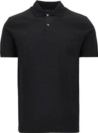 Gucci Cotton jersey polo shirt with logo embroidery Man S