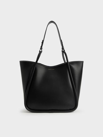 Charles & Keith Lyla Tubular Slouchy Tote Bag