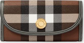 Burberry Check Continental Wallet