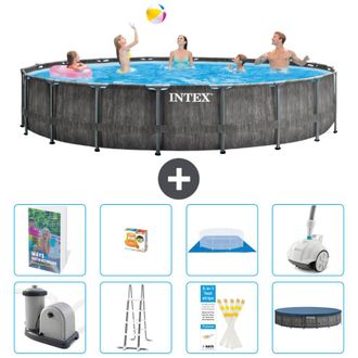 Intex Piscina Prism Frame Redonda - 549x122 Cm - 9-piezas S590