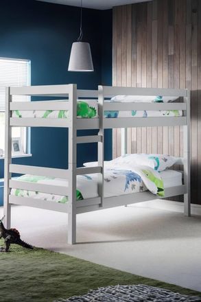 Julian Bowen Camden Bunk Bed in Grey | Size: Single