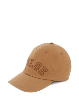 Chlo&eacute; Brown Logo Baseball Hat