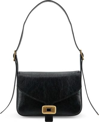 Balenciaga Tassen, Dames, Zwart, ONE Size, Leer, Clicca Shoulder Bag Medium