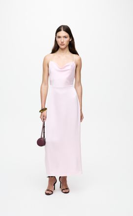 Vila Tr&auml;gerkleid VILA VIRAVENNA STRAP ANKLE DRESS - NOOS, Damen, Gr. 36, N-Gr, cherry blossom, Web, Obermaterial: 100% Polyester, unifarben, slim fit, V-Au