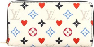 Louis Vuitton White Limited Edition Game On Multicolor Monogram Zippy Wallet (Authentic Pre-Loved)