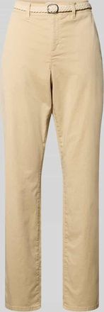 s.Oliver Red Label Regular Fit Chino aus Baumwoll-Mix in Ecru, Gr&ouml;&szlig;e 34