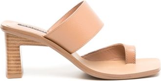 Senso Luella 70mm open-toe sandals - women - Leather - 36 - Brown